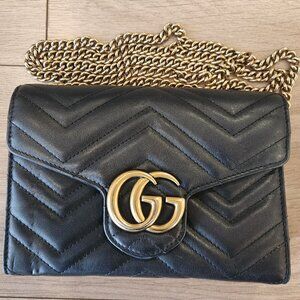 Gucci GG Marmont mini bag black